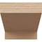 Ekena Millwork 6in. W x 6in. H x 32in. L Clemmons Woodgrain TimberThane Rafter Tail, Primed Tan RFTUR06X06X32CLERCPR - alternate 3